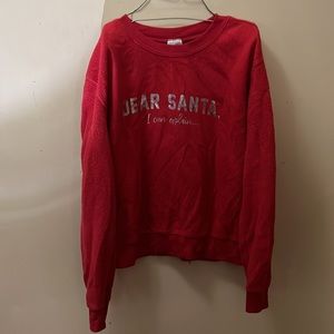 Dear Santa I can explain sweater woman’s size XS